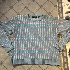 Vintage Colours Textured Crewneck Sweater